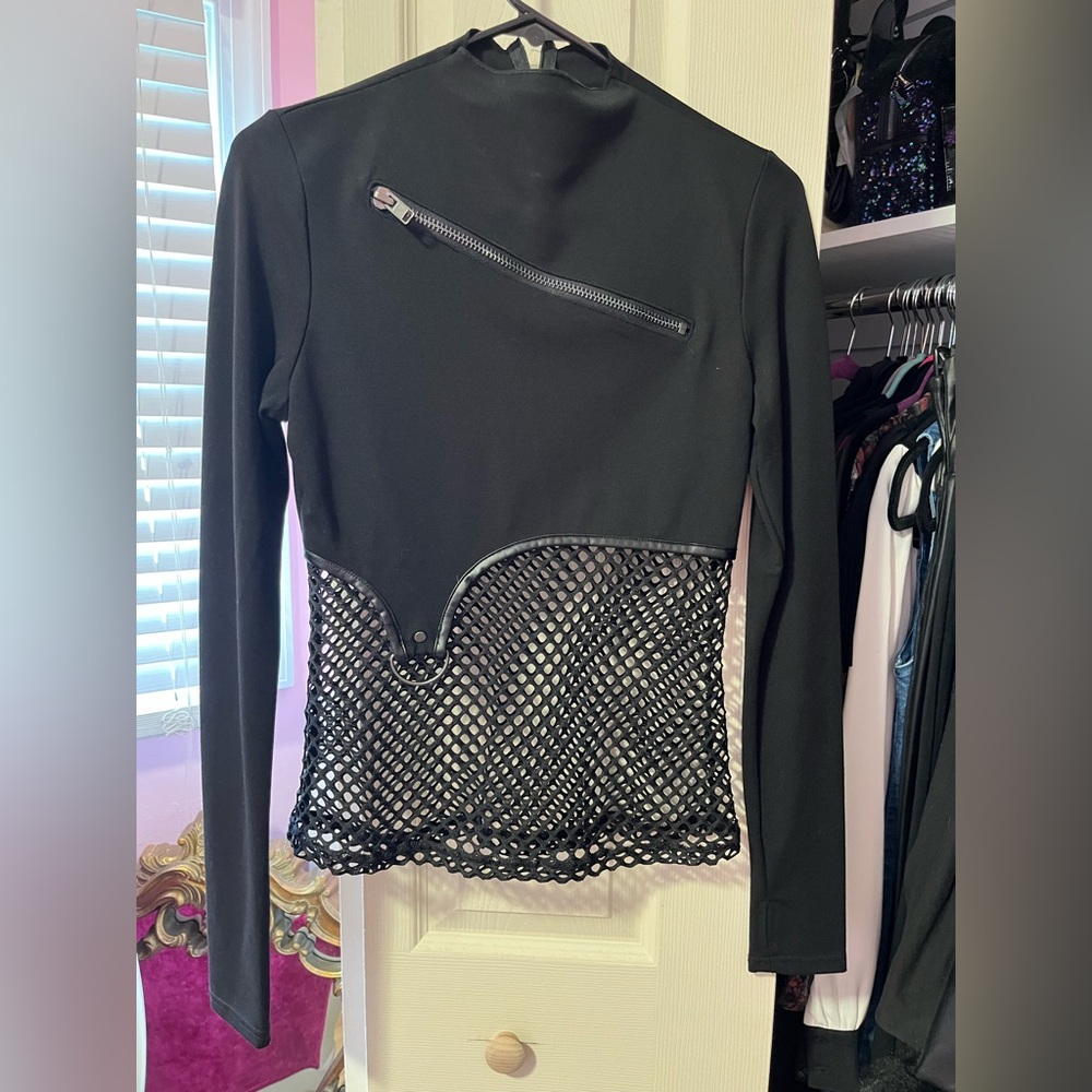 Killstar Black fishnet top